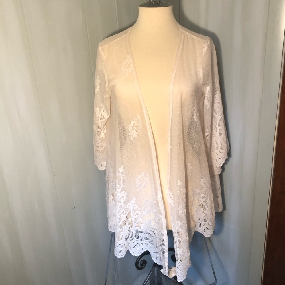 miami Ivory Lace Cover-up size S/M